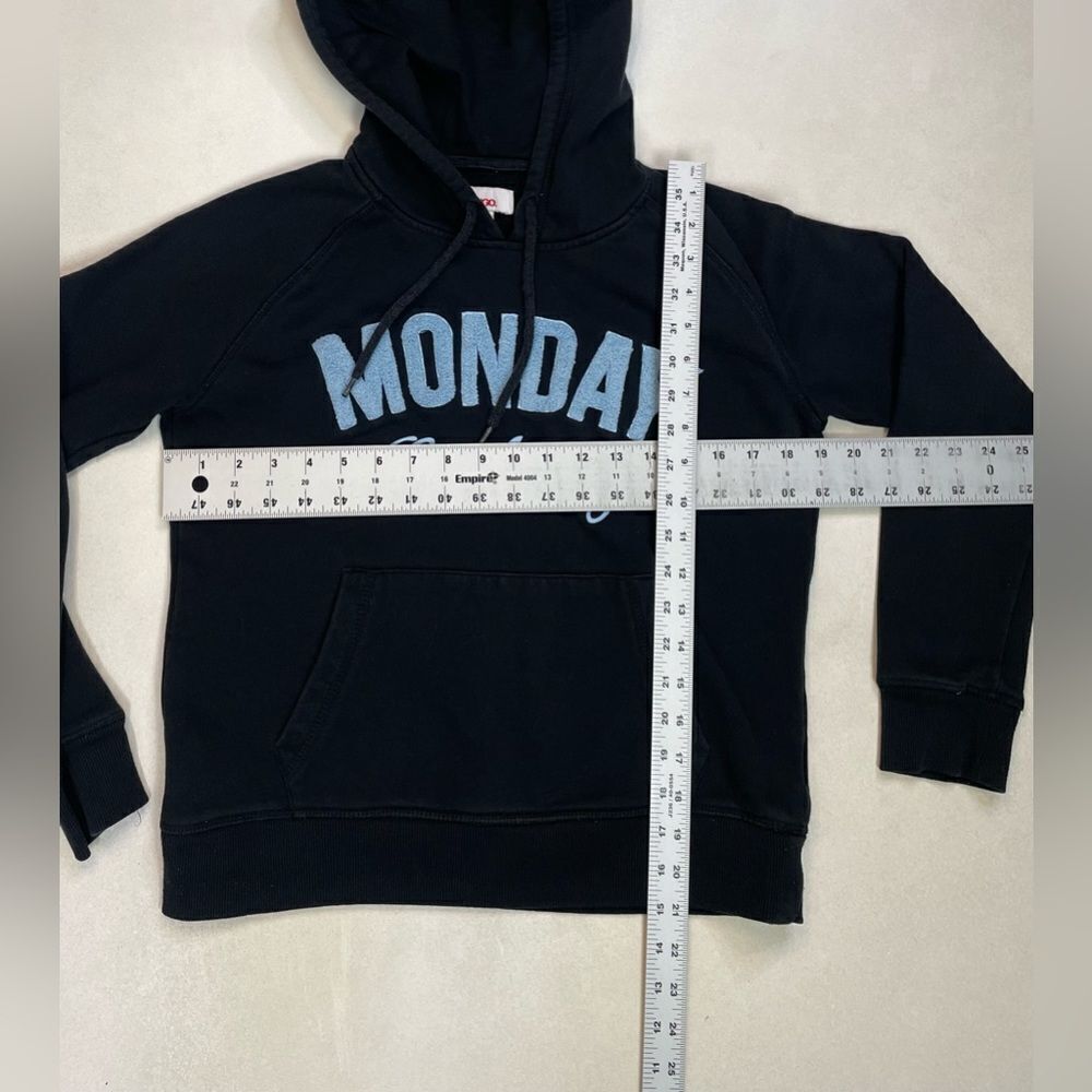 Bongo Monday Go Away Graphic Pullover Hoodie Women Large Short Sleeve - Picture 5 of 5